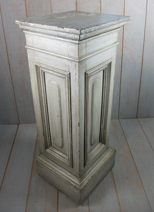 Painted Bust Stand Column Pedestal